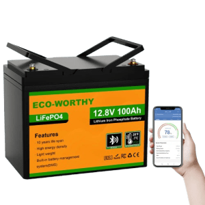 12V 100Ah LiFePO4 battery with Bluetooth