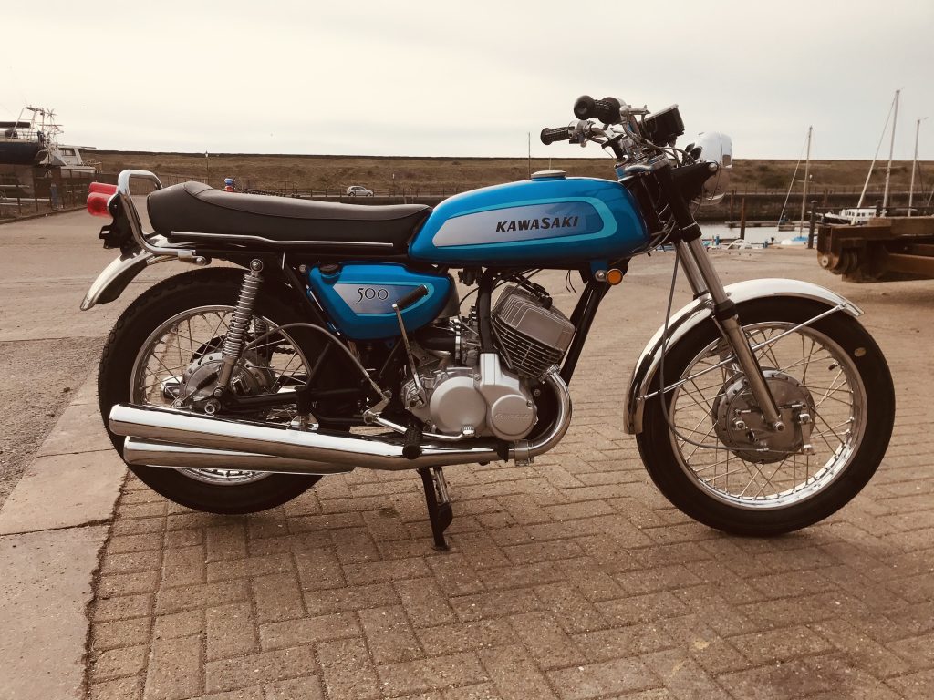 Kawasaki motorbike 