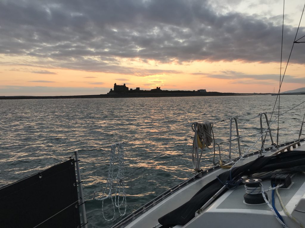 Ocean Strider cruising with electric motor